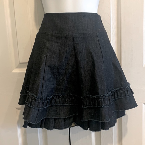 NWT Short Denim Full Skirt - Picture 1 of 5